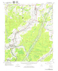 Bayland Mississippi Historical topographic map, 1:62500 scale, 15 X 15 Minute, Year 1961