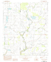 Bear Gut Bayou Mississippi Historical topographic map, 1:24000 scale, 7.5 X 7.5 Minute, Year 1983