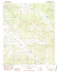 Bellefontaine Mississippi Historical topographic map, 1:24000 scale, 7.5 X 7.5 Minute, Year 1983