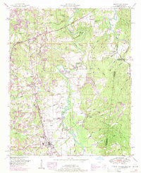 Belmont Mississippi Historical topographic map, 1:24000 scale, 7.5 X 7.5 Minute, Year 1950