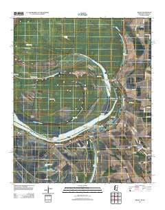 Benoit Mississippi Historical topographic map, 1:24000 scale, 7.5 X 7.5 Minute, Year 2012