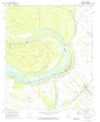 Benoit Mississippi Historical topographic map, 1:24000 scale, 7.5 X 7.5 Minute, Year 1972