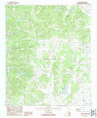 Benton Mississippi Historical topographic map, 1:24000 scale, 7.5 X 7.5 Minute, Year 1988