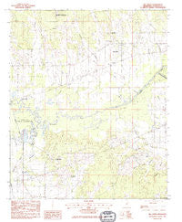 Big Creek Mississippi Historical topographic map, 1:24000 scale, 7.5 X 7.5 Minute, Year 1983
