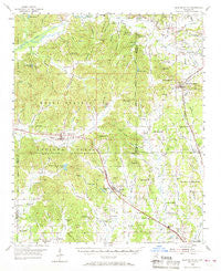 Blue Mountain Mississippi Historical topographic map, 1:62500 scale, 15 X 15 Minute, Year 1955