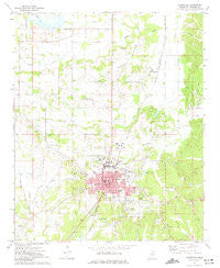 Booneville Mississippi Historical topographic map, 1:24000 scale, 7.5 X 7.5 Minute, Year 1973