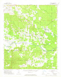 Bradley Mississippi Historical topographic map, 1:24000 scale, 7.5 X 7.5 Minute, Year 1965