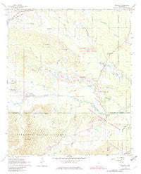 Bradley Mississippi Historical topographic map, 1:24000 scale, 7.5 X 7.5 Minute, Year 1965
