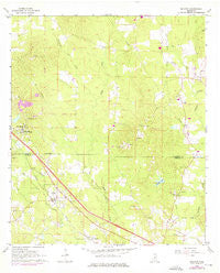 Braxton Mississippi Historical topographic map, 1:24000 scale, 7.5 X 7.5 Minute, Year 1968