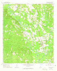 Buckatunna Mississippi Historical topographic map, 1:24000 scale, 7.5 X 7.5 Minute, Year 1964