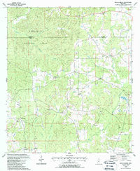 Busy Corner Mississippi Historical topographic map, 1:24000 scale, 7.5 X 7.5 Minute, Year 1988