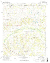 Byhalia NW Mississippi Historical topographic map, 1:24000 scale, 7.5 X 7.5 Minute, Year 1971