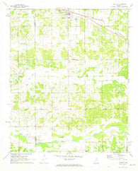 Byhalia Mississippi Historical topographic map, 1:24000 scale, 7.5 X 7.5 Minute, Year 1971