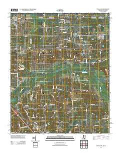 Byhalia NW Mississippi Historical topographic map, 1:24000 scale, 7.5 X 7.5 Minute, Year 2012