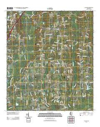 Caesar Mississippi Historical topographic map, 1:24000 scale, 7.5 X 7.5 Minute, Year 2012