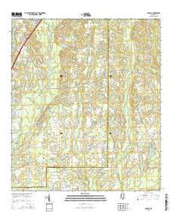 Caesar Mississippi Current topographic map, 1:24000 scale, 7.5 X 7.5 Minute, Year 2015
