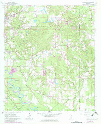 Carterville Mississippi Historical topographic map, 1:24000 scale, 7.5 X 7.5 Minute, Year 1964