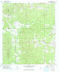 Caseyville Mississippi Historical topographic map, 1:24000 scale, 7.5 X 7.5 Minute, Year 1972