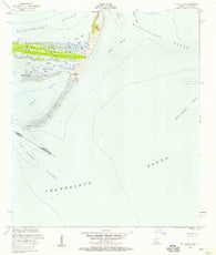 Cat Island Mississippi Historical topographic map, 1:24000 scale, 7.5 X 7.5 Minute, Year 1951