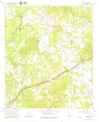 Cayuga Mississippi Historical topographic map, 1:24000 scale, 7.5 X 7.5 Minute, Year 1963