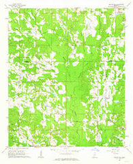Center Hill Mississippi Historical topographic map, 1:24000 scale, 7.5 X 7.5 Minute, Year 1962
