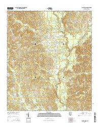 Center Ridge Mississippi Current topographic map, 1:24000 scale, 7.5 X 7.5 Minute, Year 2015