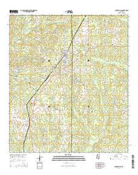 Centreville Mississippi Current topographic map, 1:24000 scale, 7.5 X 7.5 Minute, Year 2015