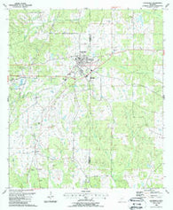 Centreville Mississippi Historical topographic map, 1:24000 scale, 7.5 X 7.5 Minute, Year 1988