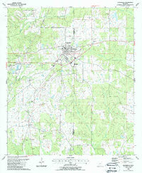 Centreville Mississippi Historical topographic map, 1:24000 scale, 7.5 X 7.5 Minute, Year 1988