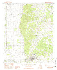 Charleston Mississippi Historical topographic map, 1:24000 scale, 7.5 X 7.5 Minute, Year 1982