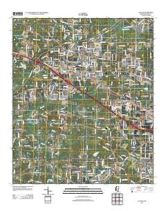 Clinton Mississippi Historical topographic map, 1:24000 scale, 7.5 X 7.5 Minute, Year 2012