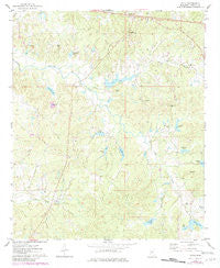 Coila Mississippi Historical topographic map, 1:24000 scale, 7.5 X 7.5 Minute, Year 1975