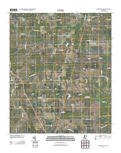 Crawford East Mississippi Historical topographic map, 1:24000 scale, 7.5 X 7.5 Minute, Year 2012
