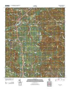 De Soto Mississippi Historical topographic map, 1:24000 scale, 7.5 X 7.5 Minute, Year 2012