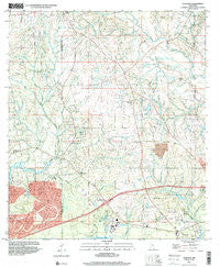 Dedeaux Mississippi Historical topographic map, 1:24000 scale, 7.5 X 7.5 Minute, Year 1997