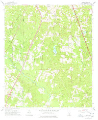 Dixie Mississippi Historical topographic map, 1:24000 scale, 7.5 X 7.5 Minute, Year 1965