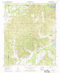 Doskie Mississippi Historical topographic map, 1:24000 scale, 7.5 X 7.5 Minute, Year 1950