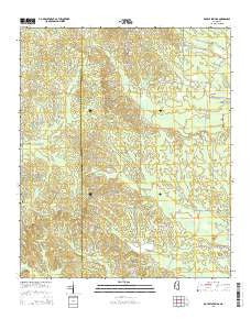 Double Springs Mississippi Current topographic map, 1:24000 scale, 7.5 X 7.5 Minute, Year 2015