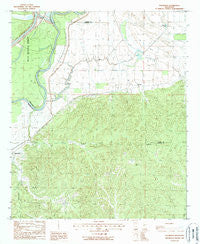 Eldorado Mississippi Historical topographic map, 1:24000 scale, 7.5 X 7.5 Minute, Year 1988