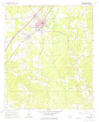 Ellisville Mississippi Historical topographic map, 1:24000 scale, 7.5 X 7.5 Minute, Year 1964