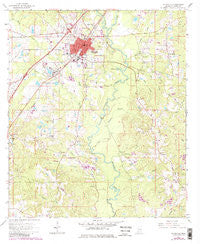 Ellisville Mississippi Historical topographic map, 1:24000 scale, 7.5 X 7.5 Minute, Year 1964