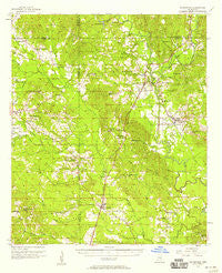 Enterprise Mississippi Historical topographic map, 1:62500 scale, 15 X 15 Minute, Year 1957