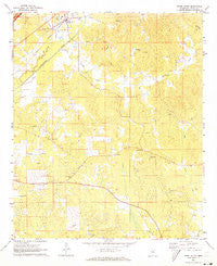 Ethel South Mississippi Historical topographic map, 1:24000 scale, 7.5 X 7.5 Minute, Year 1972
