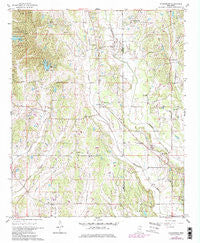 Evergreen Mississippi Historical topographic map, 1:24000 scale, 7.5 X 7.5 Minute, Year 1966