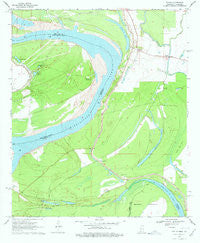 Fitler Mississippi Historical topographic map, 1:24000 scale, 7.5 X 7.5 Minute, Year 1970