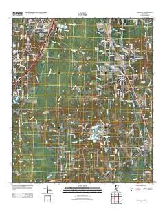 Florence Mississippi Historical topographic map, 1:24000 scale, 7.5 X 7.5 Minute, Year 2012