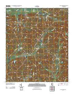 Four Corners Mississippi Historical topographic map, 1:24000 scale, 7.5 X 7.5 Minute, Year 2012