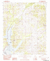 Frees Corners Mississippi Historical topographic map, 1:24000 scale, 7.5 X 7.5 Minute, Year 1982