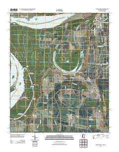 Friars Point Mississippi Historical topographic map, 1:24000 scale, 7.5 X 7.5 Minute, Year 2012