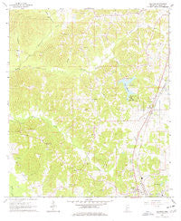 Gallman Mississippi Historical topographic map, 1:24000 scale, 7.5 X 7.5 Minute, Year 1963